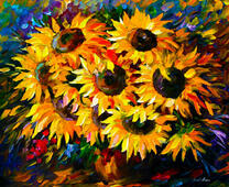 Без бренда «Собранный букет подсолнухов» в Иваново