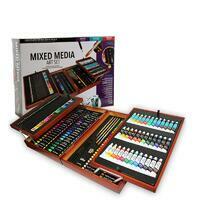 Без бренда «Художественный набор (174 предмета) в деревянном чемоданчике» в Иваново в интернет-магазине Без бренда «Художественный набор (174 предмета) в деревянном чемоданчике» в Иваново