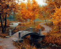 Без бренда «Осенний парк с мостом» в Иваново