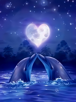 Без бренда «Дельфины под луной вида сердца» в Иваново