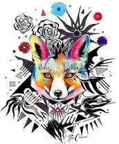 Лиса и различные фигуры