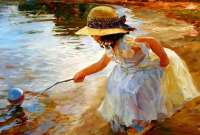 Без бренда «Девочка пытается спасти мяч» в Иваново в интернет-магазине  Без бренда «Девочка пытается спасти мяч» в Иваново