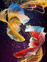 Без бренда «Желтая и красная рыбки (20шт)» в Иваново