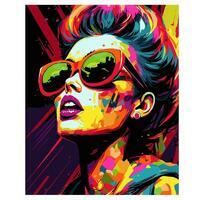 Без бренда «Яркая девушка в солнечных очках» в Иваново