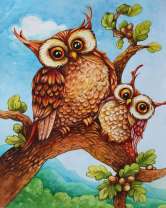 Без бренда «Совёнок с совой на ветке» в Иваново