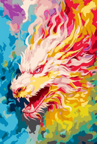 Без бренда «Разноцветный огненный дракон» в Иваново в интернет-магазине  Без бренда «Разноцветный огненный дракон» в Иваново