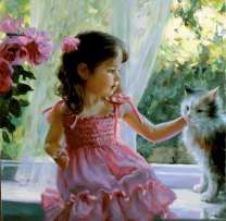 Без бренда «Девочка с кошкой на подоконнике» в Иваново