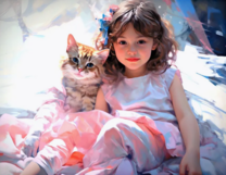 Без бренда «Девочка и пушистая кошечка» в Иваново