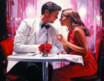 Без бренда «Пара на свидании в ресторане» в Иваново