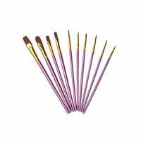 Без бренда «Кисти для рисования набор (10 шт) сиреневые» в Иваново в интернет-магазине Без бренда «Кисти для рисования набор (10 шт) сиреневые» в Иваново